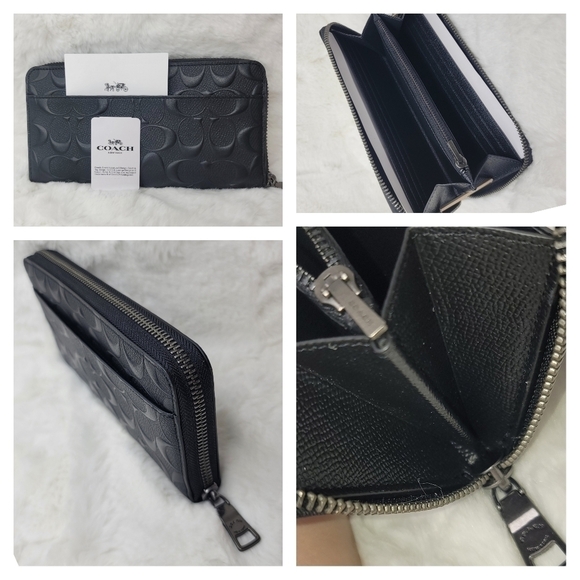 ✅ Coach 2 Set Bag Wallet NWT Signature leather Shoulder Laptop Computer bag - Picture 7 of 11